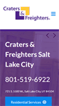 Mobile Screenshot of cratersandfreighterssaltlakecity.com