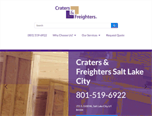 Tablet Screenshot of cratersandfreighterssaltlakecity.com